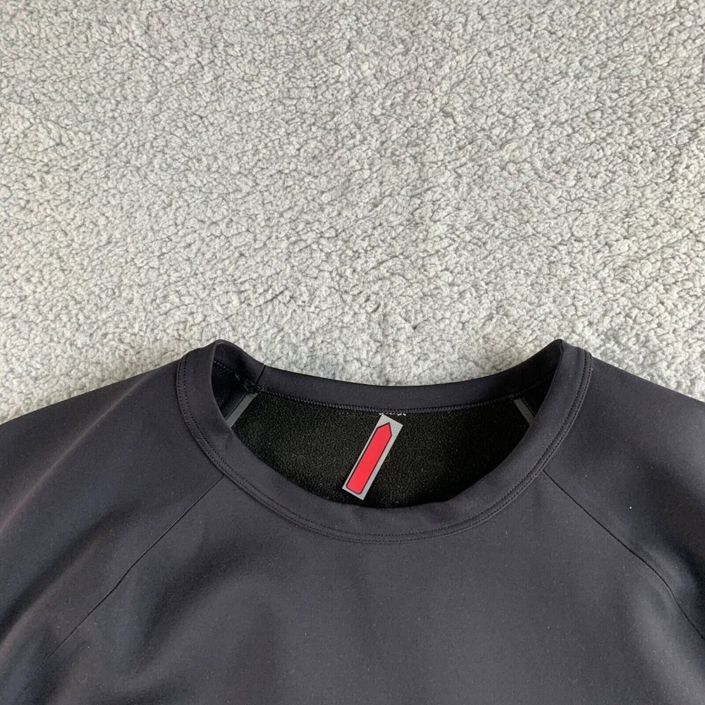 NEW Lululemon Jacket Mens Large Black Chamber Reflective Pullover Active Running - Picture 6 of 14